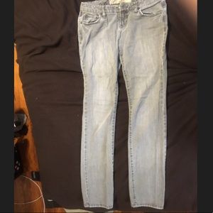 Skinny fit boyfriend denim-- light grey